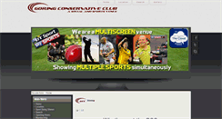 Desktop Screenshot of goringconservativeclub.com